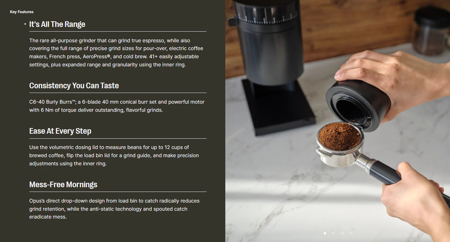 Fellow Opus Conical Burr Grinder