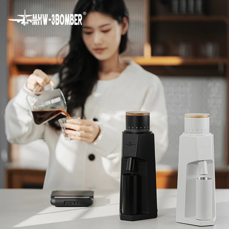 MHW-3BOMBER Sniper Electric Coffee Grinder Black