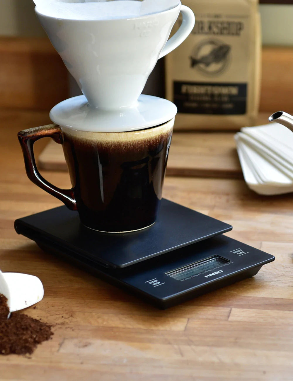 Hario V60 Drip Coffee Scale - Black